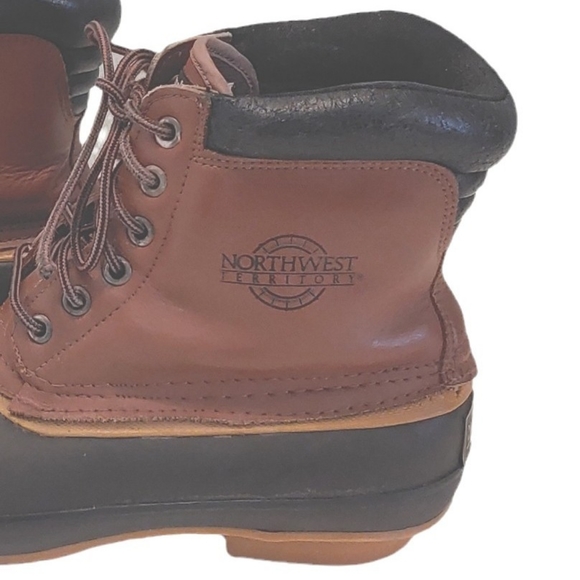 Northwest Territory Thinsulate Leather duck waterproof brown boots shoes size 9 main image 7